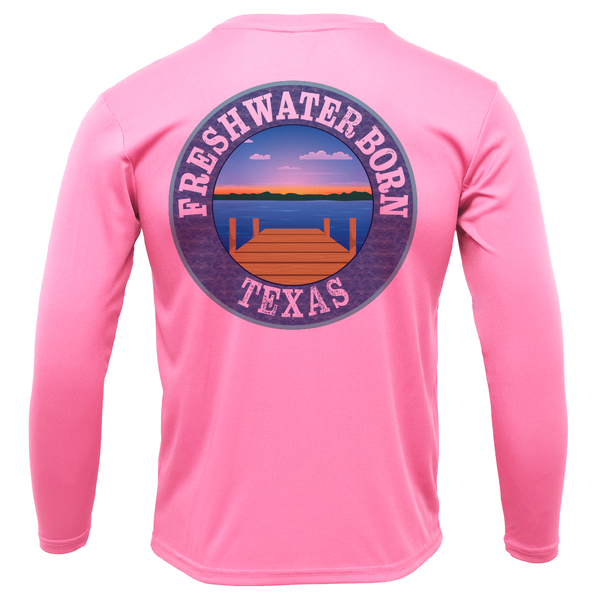 UT Edition Freshwater Born Girl's Long Sleeve UPF 50+ Dry-Fit Shirt