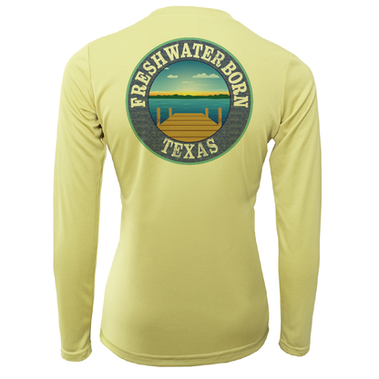 Texas "Freshwater Heals Everything" Women's Long Sleeve UPF 50+ Dry-Fit Shirt