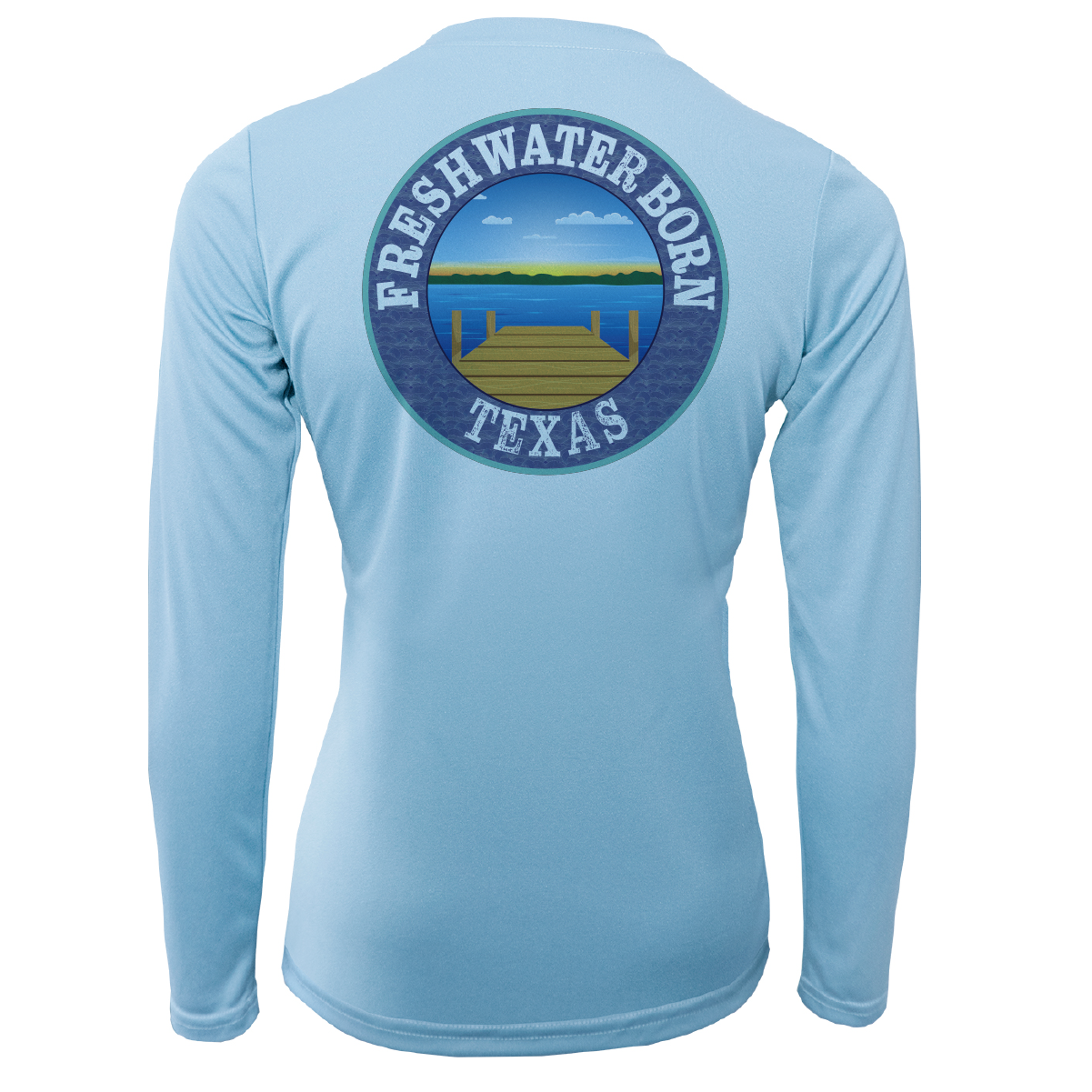 Texas "Life is Better at the Lake" Women's Long Sleeve UPF 50+ Dry-Fit Shirt