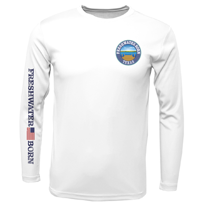 Texas Freshwater Born "All For Rum and Rum For All" Girl's Long Sleeve UPF 50+ Dry-Fit Shirt