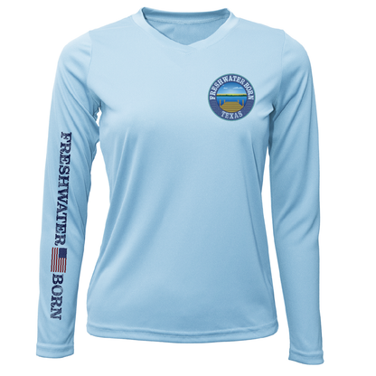 Texas Freshwater Born Kraken Women's Long Sleeve UPF 50+ Dry-Fit Shirt