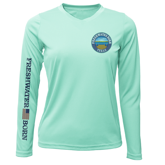 Texas Freshwater Born Kraken Women's Long Sleeve UPF 50+ Dry-Fit Shirt