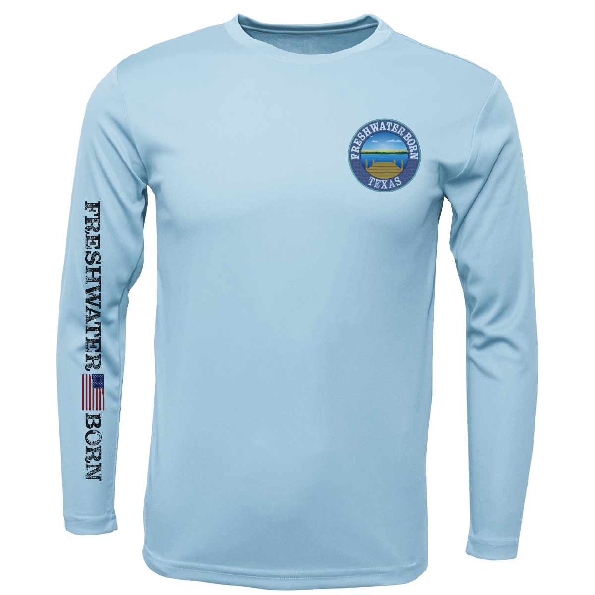 Texas Freshwater Born "Surrender The Booty" Girl's Long Sleeve UPF 50+ Dry-Fit Shirt