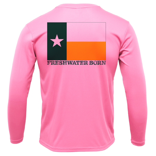 Waco Freshwater Born Girl's Long Sleeve UPF 50+ Dry-Fit Shirt