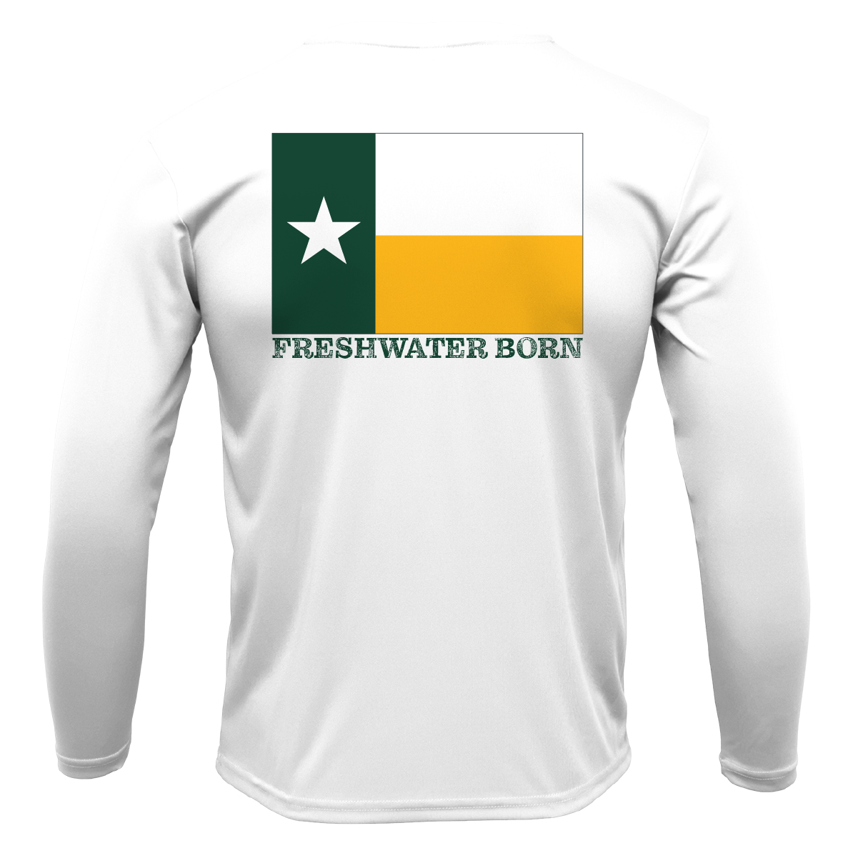 Waco Freshwater Born Men's Long Sleeve UPF 50+ Dry-Fit Shirt