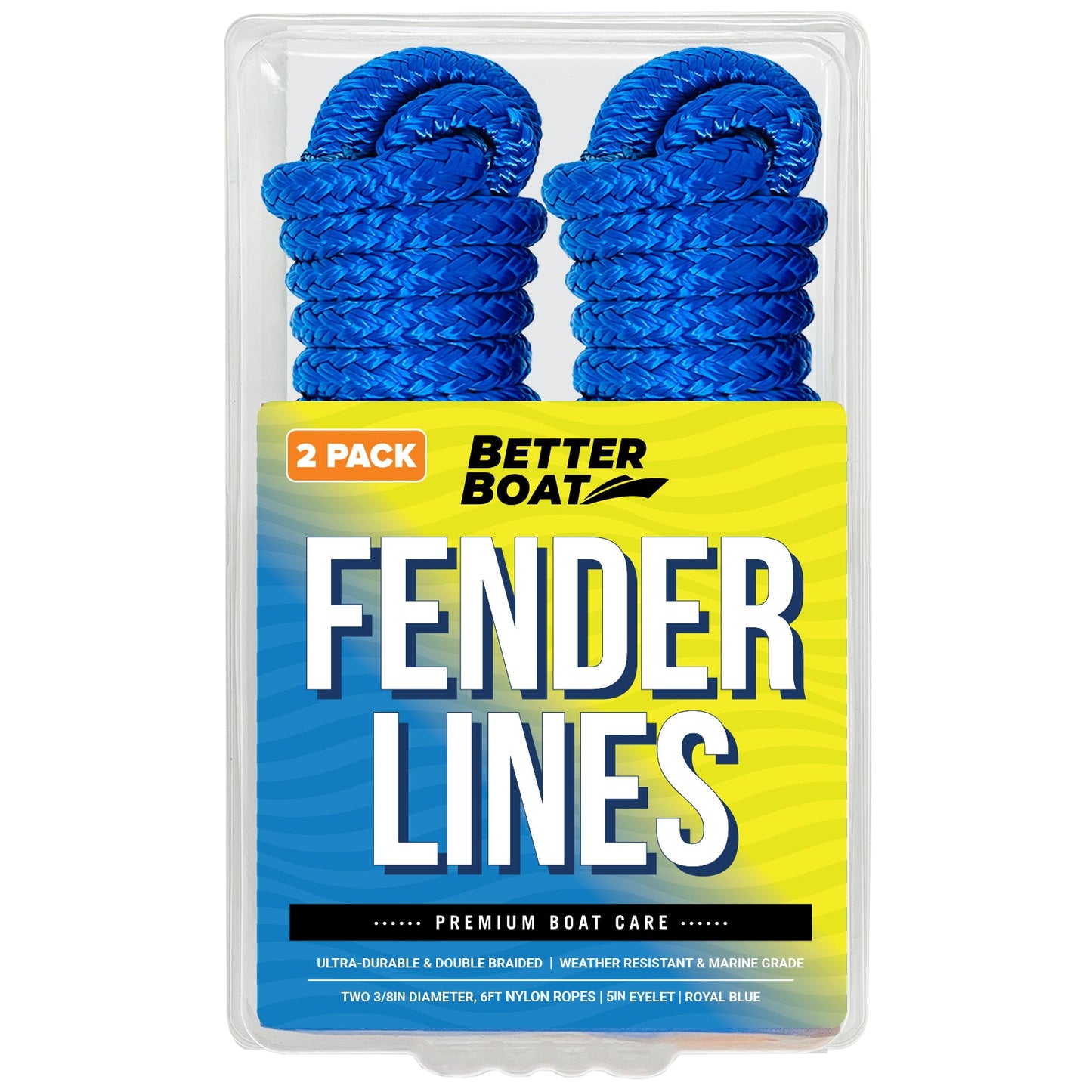 Better Boat Fender Lines 2 Pk