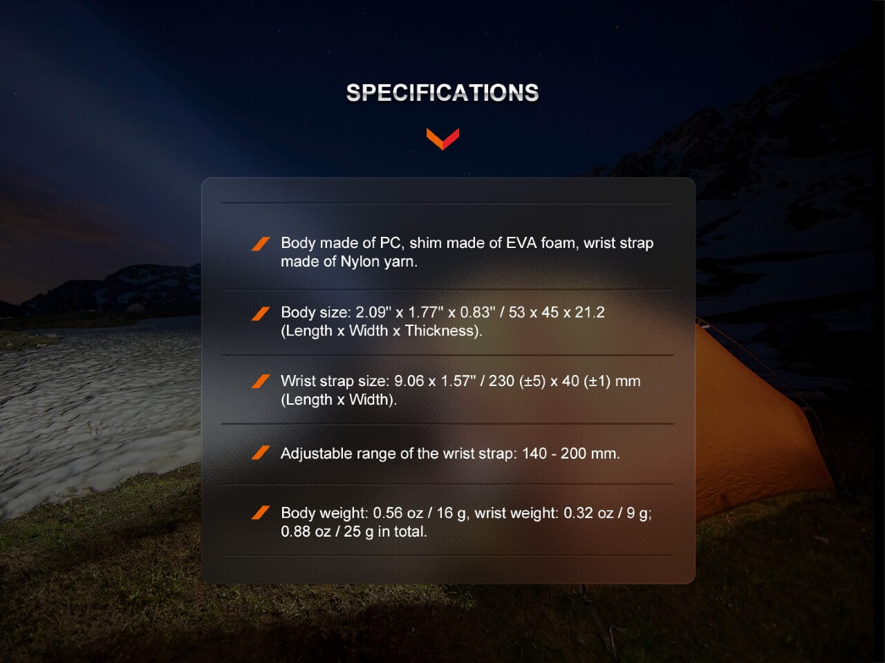 Fenix ALW-01 Wrist Flashlight Holster