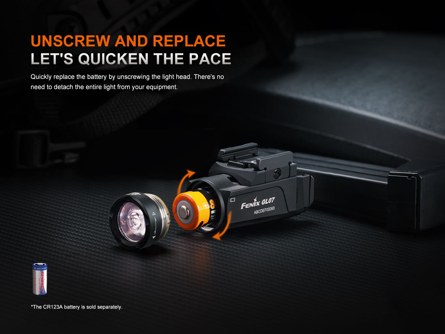 Fenix GL07 Quick Release Weapon Light