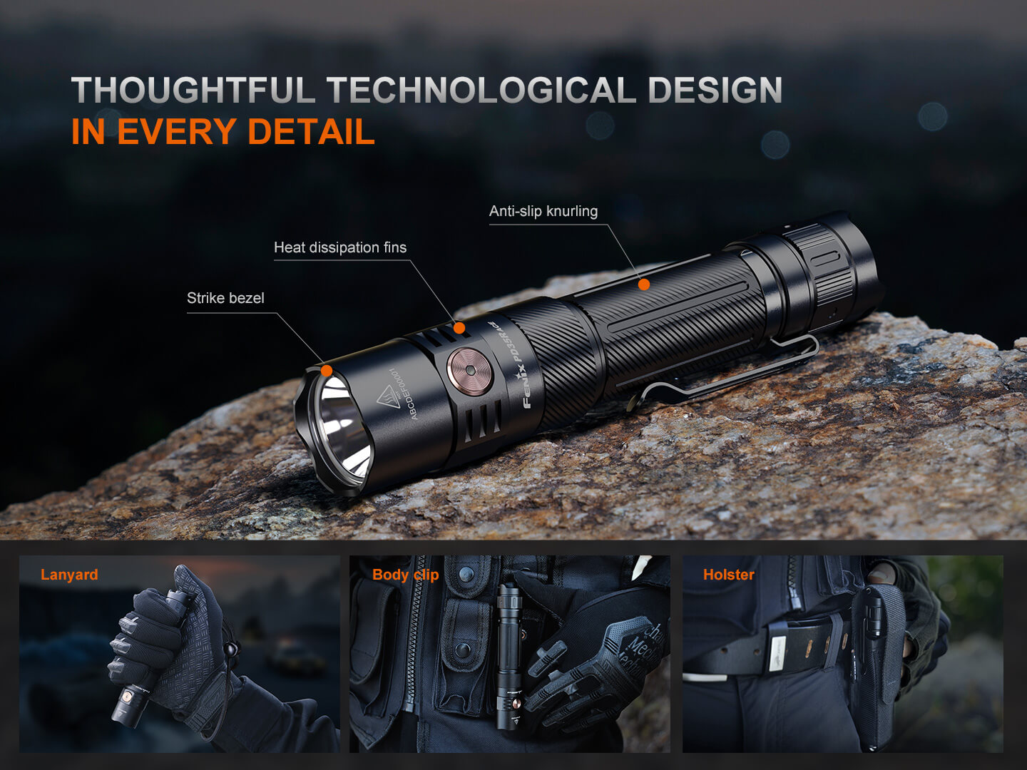 Fenix PD35R ACE Multi-mode Tactical Flashlight