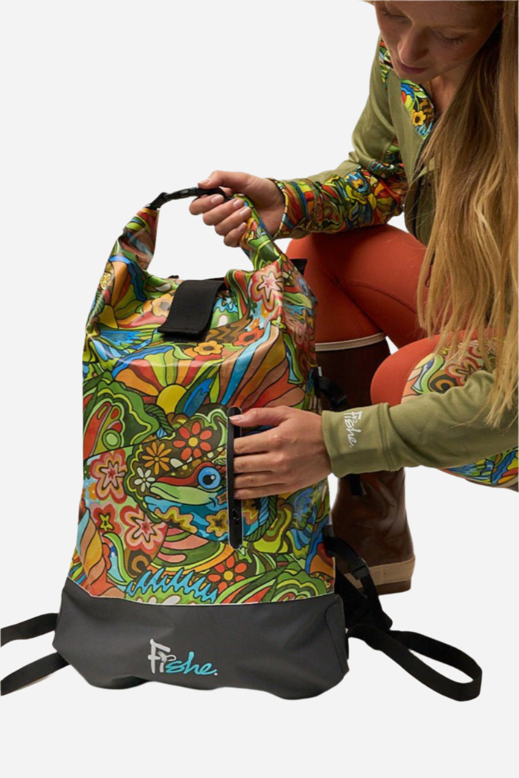 Boho Bass Backpack Dry Bag