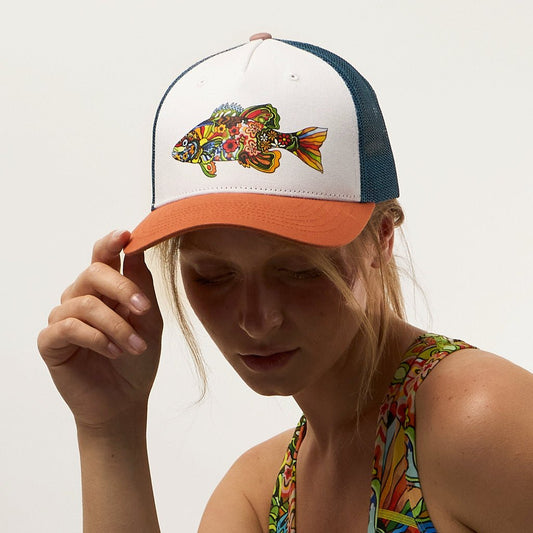 Boho Bass Trucker Hat