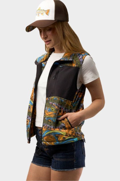 Unbound Brown Fleece Vest