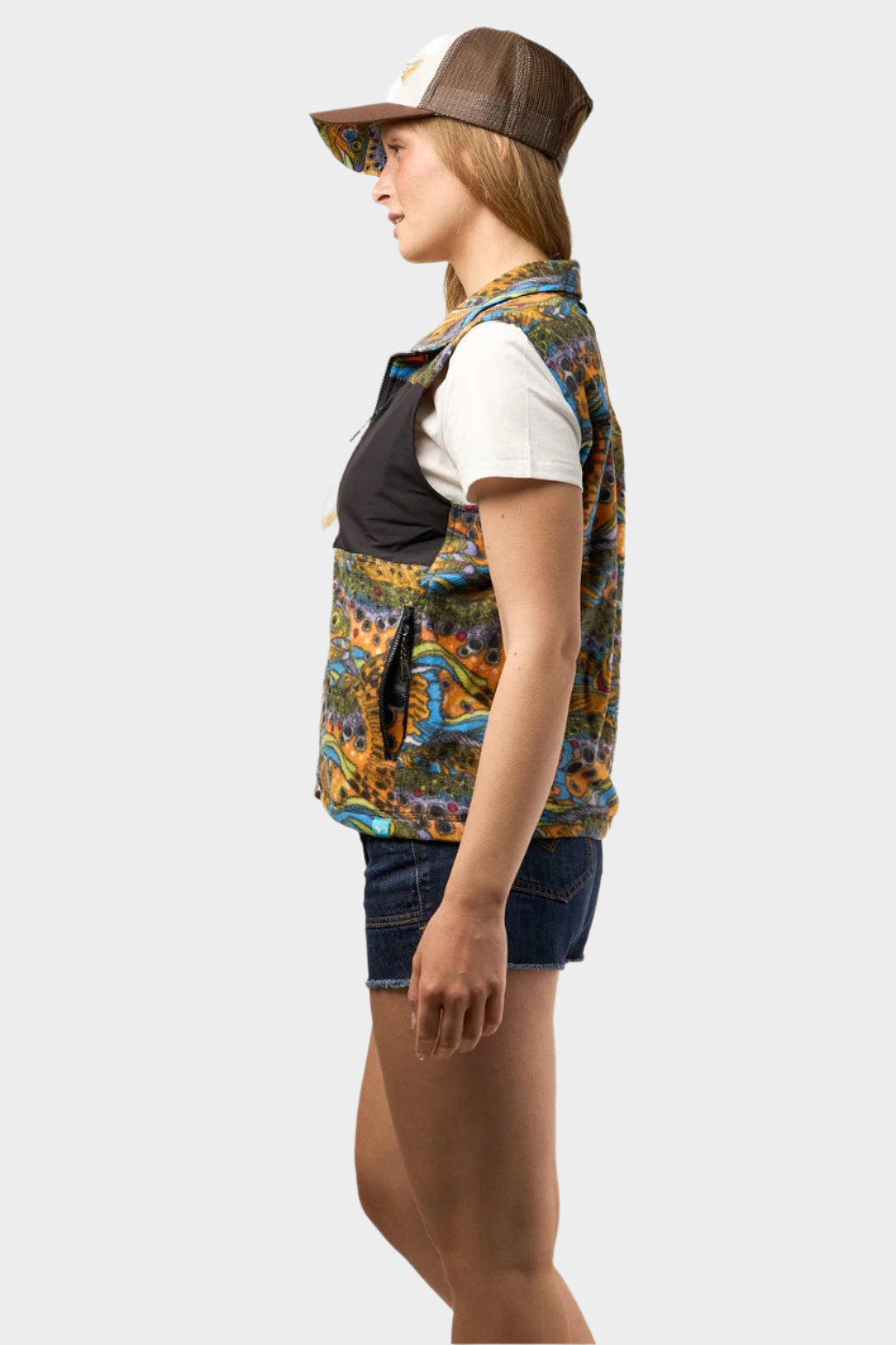 Unbound Brown Fleece Vest