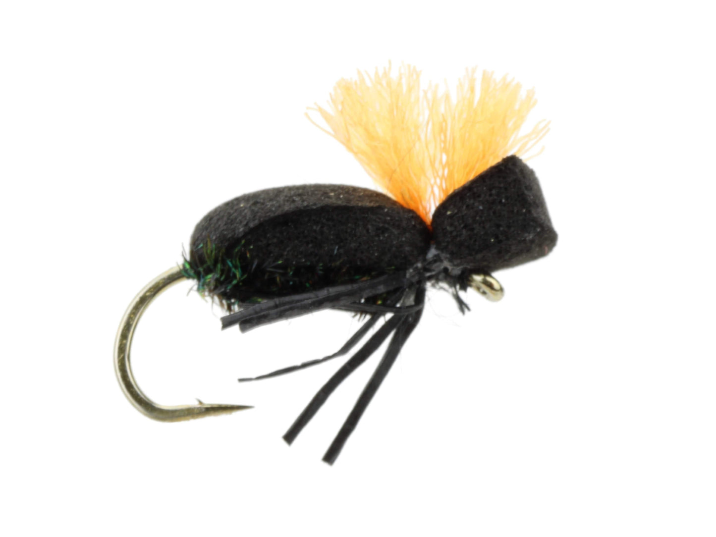 Wild Water Fly Fishing Foam Beetle, Size 14 (Qty 6) | SendIt Sailing