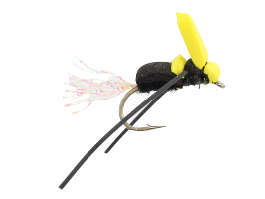 Wild Water Fly Fishing Foam Bumblebee, Size 12 (Qty 6) | SendIt Sailing