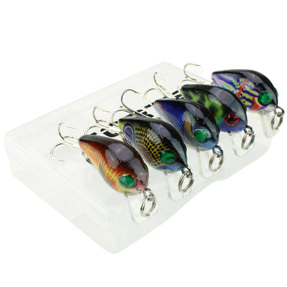 Wild Water Fly Fishing Fortis Mini Crankbait Assortment 1 with 5 Mini Crankbait Lures | SendIt Sailing