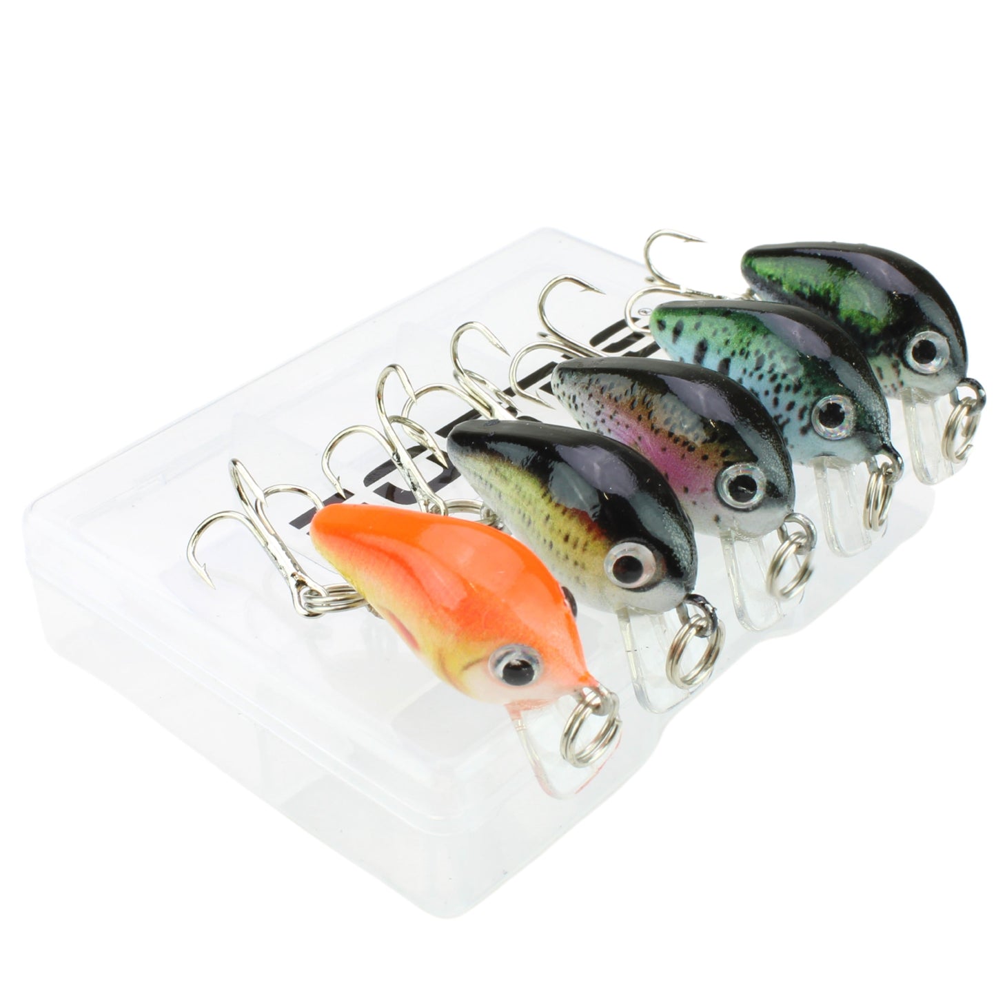 Wild Water Fly Fishing Fortis Mini Crankbait Assortment 3 with 5 Mini Crankbait Lures | SendIt Sailing