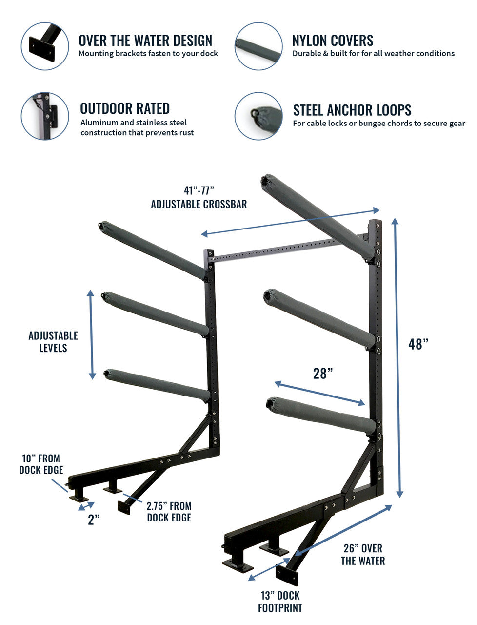 Chesapeake Dock Rack - Thumbnail 4