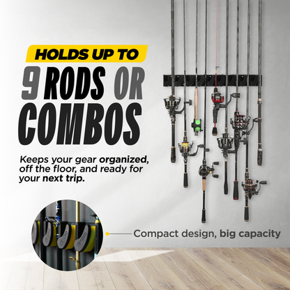 Beyond Fishing GripLock Vertical Fishing Rod Rack