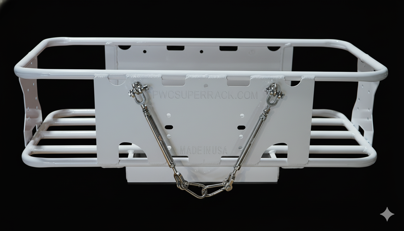 Low Profile Deep Blue Triple Rack for Yamaha FX –VX – EX – FZS - GP 2002 - 2026