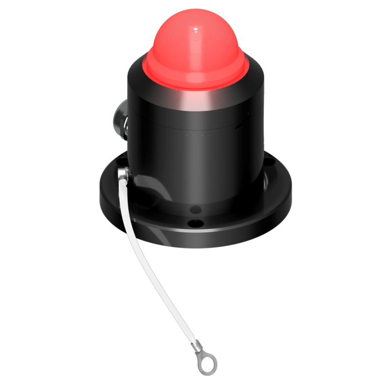 Lopolight Obstruction Light Red Hemispherical Dimmable | SendIt Sailing