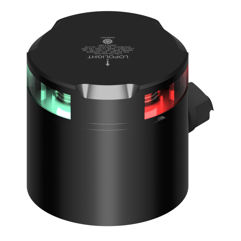 Lopolight 2nm Tricolor with IP68 Pom Base And Connector | SendIt Sailing