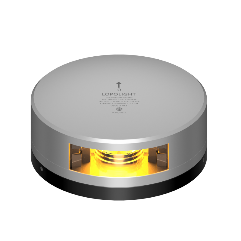 Lopolight 2nm Yellow Towing Silver with FB Base | SendIt Sailing