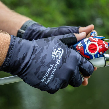 Reaction Tackle UV Fishing Gloves UPF 50+