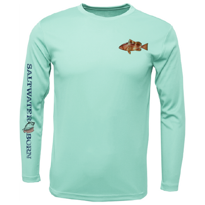 Clean Grouper Long Sleeve UPF 50+ Dry-Fit Shirt