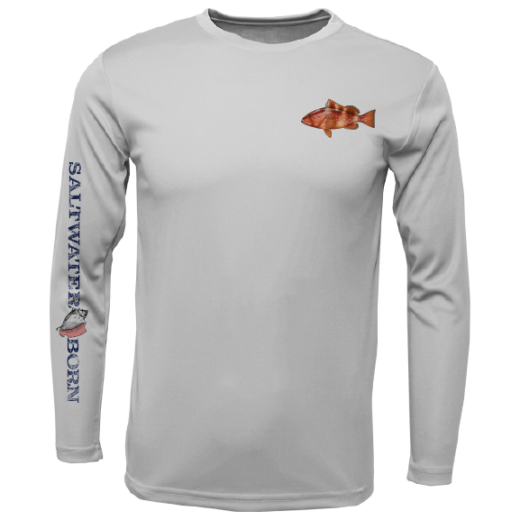 Clean Grouper Long Sleeve UPF 50+ Dry-Fit Shirt