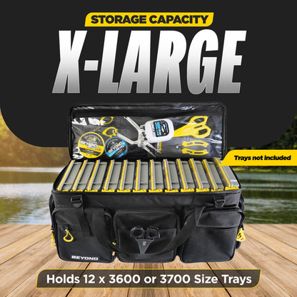 Beyond Fishing Hauler Tackle Bags  With or Without Tackle Box Available in Medium, Large, and Extra-Large