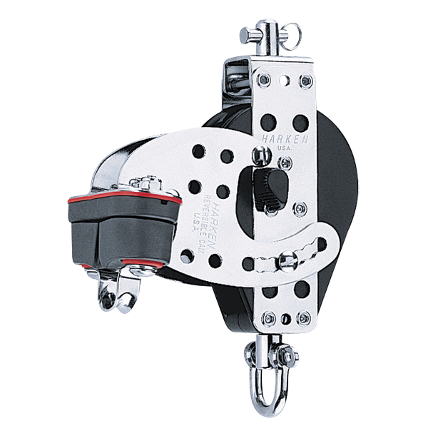 Harken 3.00in Hexa-Cat Base Block Swivel, Cam Cleat | SendIt Sailing