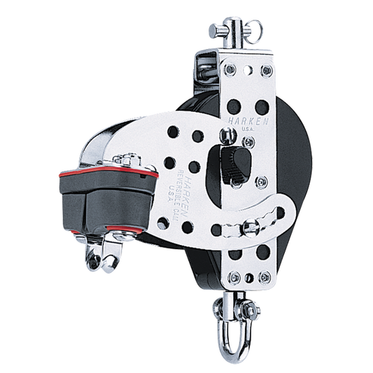 Harken 3.00in Hexa-Cat Base Block Swivel, Cam Cleat | SendIt Sailing