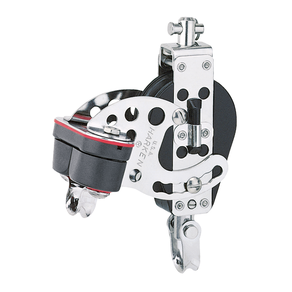 Harken 2.25in Hexa-Cat Base Block Swivel, Cam Cleat Part No. 193 | SendIt Sailing