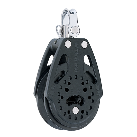 Harken 57mm Carbo Single Ratchet Block with Swivel | SendIt Sailing