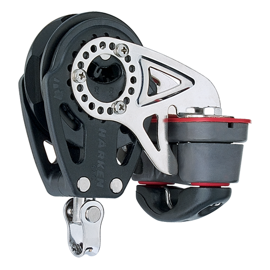 Harken 57mm Ratchet Block Swivel, Cam Cleat | SendIt Sailing