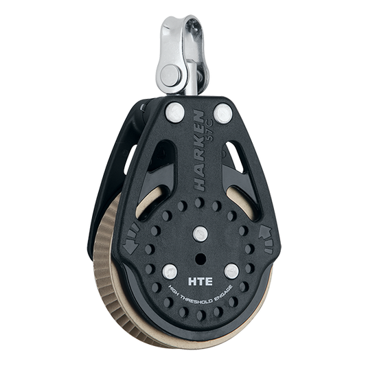 Harken 57mm RatchamaticHTE Block Swivel, 1.5x Grip | SendIt Sailing