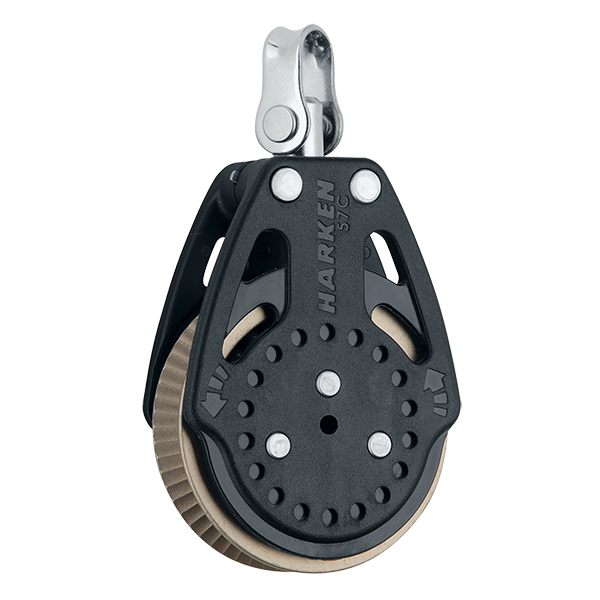 Harken 57mm Ratchamatic Block Swivel, 1.5x Grip | SendIt Sailing