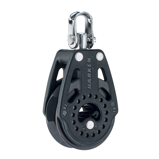 Harken 40mm Carbo Single Ratchet Block with Swivel | SendIt Sailing