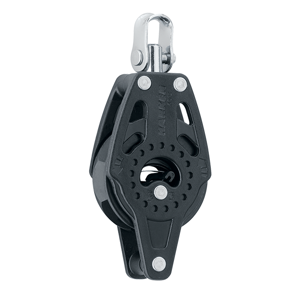 Harken 40mm Carbo Single Ratchet Block with Swivel & Becket | SendIt Sailing