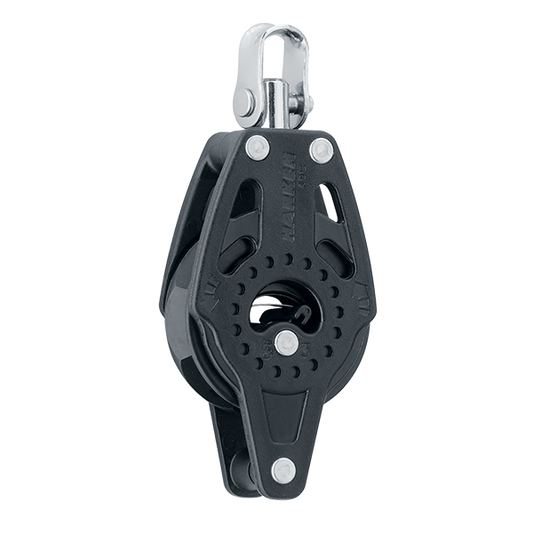 Harken 40mm Carbo Single Ratchet Block with Swivel & Becket | SendIt Sailing