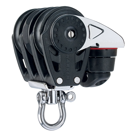 Harken 40mm Triple Ratchet Block Swivel, Cam Cleat | SendIt Sailing