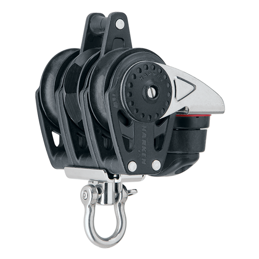 Harken 40mm Triple Ratchet Block Swivel, Becket, Cam Cleat | SendIt Sailing