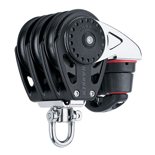 Harken 57mm Triple Block Swivel, Cam Cleat | SendIt Sailing