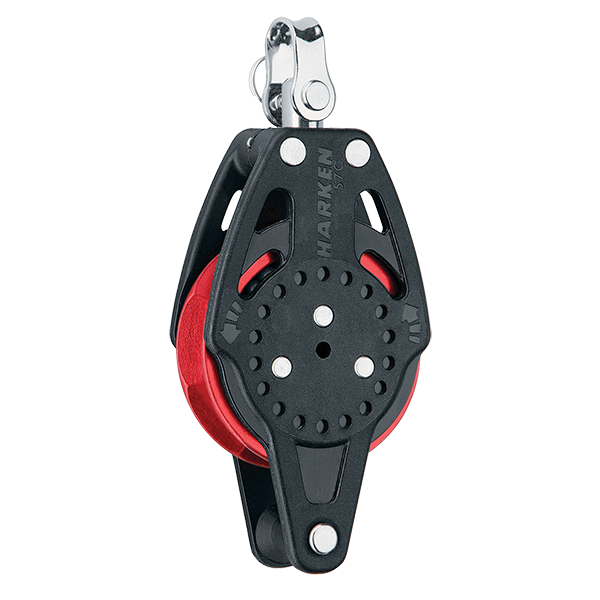 Harken 57mm Carbo Ratchamatic with Becket -Red | SendIt Sailing