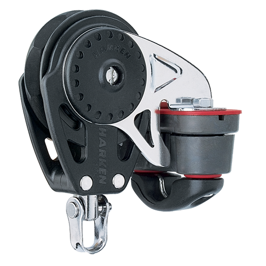 Harken 57mm Ratchamatic Block Swivel, Cam Cleat | SendIt Sailing