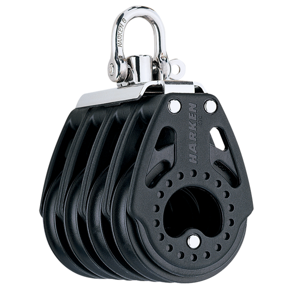 Harken 57mm Carbo Quad Block - Swivel | SendIt Sailing