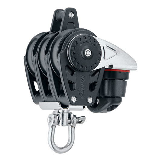 Harken 40mm Triple Block Swivel, Becket, Cam Cleat | SendIt Sailing