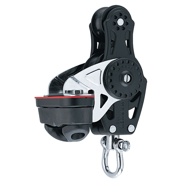 Harken 40mm Fiddle Block Swivel, Cam Cleat | SendIt Sailing