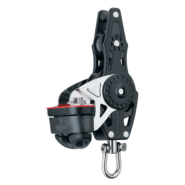 Harken 40mm Fiddle Block Swivel, Becket, Cam Cleat | SendIt Sailing